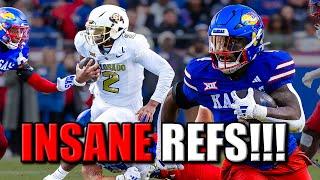 KANSAS STUNS COLORADO AND SHEDEUR SANDERS IS SHOVING REFS?!?!