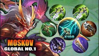 TOP GLOBAL MOSKOV PURE DAMAGE BUILD! NO ONE WANTS TO MESS WITH THIS ONE HIT DELETE BUILD!