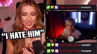 TSM ImperialHal roasts His Girlfriend in chat until she gets mad 