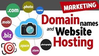 How to choose a domain name and website hosting for Photographers.