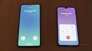 Over the Horizon Incoming call & Outgoing call at the Same time Samsung Galaxy A51+A40
