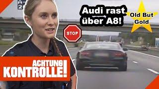 RASER eingefangen?  Audi-Fahrer drückt auf's Gas! |Old But Gold| Kabel Eins | Achtung Kontrolle