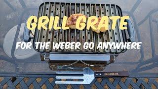 GRILL GRATE for the WEBER GO-ANYWHERE Grill #weber #webergrill #grilling