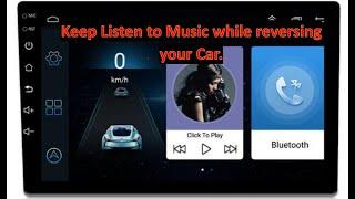 TS10 Car Player | How to Listen to Music Continuously While Reversing the Car?