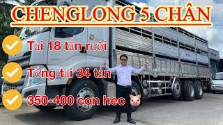 Xe Tải 5 Chân - CHENGLONG H7 350 - THÙNG CHỞ GIA SÚC DÀI 9M5 - Giá hơn 2 tỏi có gì? |CHUYENXETAI|