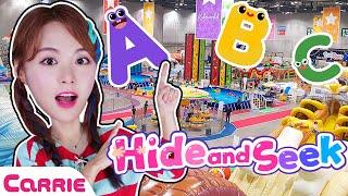 초대형 에어바운스에 숨어있는 알파벳 찾기 놀이  | 숨바꼭질 Hide and Seek