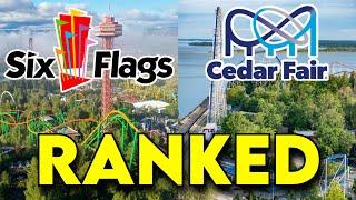 Ranking EVERY Six Flags AND Cedar Fair Park (Except Mexico)