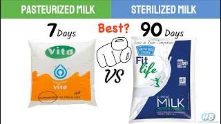 Which milk is best for you? Pasteurised vs Sterilised Milk/ HTST Pasteurisation/UHT Milk/Packet Milk