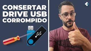 Como CONSERTAR um PEN DRIVE corrompido e RECUPERAR dados? | Wondershare Recoverit