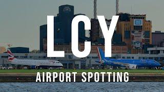 Aircraft Spotting at London City Airport (LCY/EGLC)