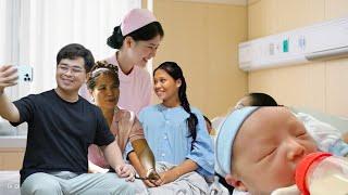 How is the baby's health? When will Ly Tieu Ca be discharged from the hospital?