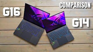 Asus ROG Zephyrus G14 vs G16 (2024) COMPARISON [In-Depth Review]