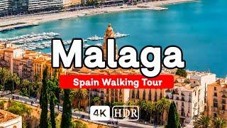 Malaga Spain [4K]   Explore Pablo Picasso's Birthplace  - Spain 4k Walking Tour 2024