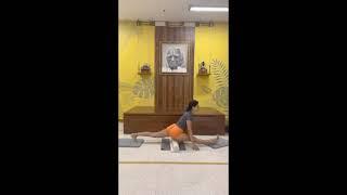 HANUMANASANA PRACTICE  AT IYENGAR YOGAMANDALA