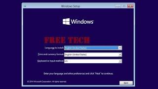 How To Bypass Pre Installed BIOS OEM Key and clean Install Windows 8/8.1/10 Pro without key