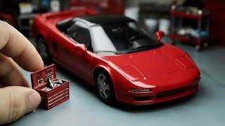 (ASMR)Honda/Acura NSX Model Car Full Build Step by Step | 1/24 Tamiya