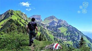 Hike from Chäserrugg to Voralp, over Nideri Pass up to Höchst (2023/06/25)