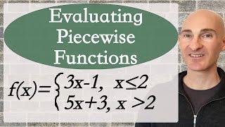 Piecewise Functions - How to Evaluate