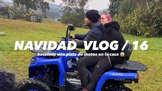 Construimos una pista de motos en la casa  Vlog NAVIDAD 16