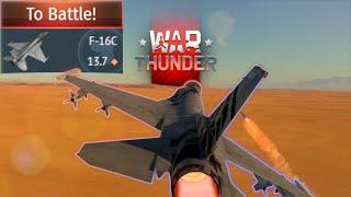 War Thunder Quickstrike Gameplay! | F-16C Block 50 Fighting Falcon Top Tier Experience