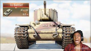 RAREST KV-220 GRIND Experience  Only 0.00001% players use THIS HEAVY TANK 