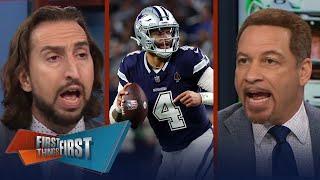 Cowboys ‘not far’ with Dak Prescott’s contract, Is Dallas a NFC favorite? | NFL | FIRST THINGS FIRST