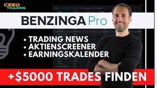 Der beste Aktienscreener plus Echtzeit-Nachrichten für professionelle Aktien Daytrader #benzingapro