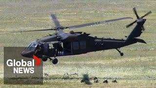 Canada deploying Black Hawk helicopters at Canada-US border amid pressure from Trump | FULL