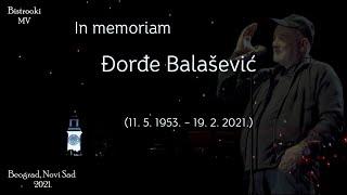 In memoriam Đorđe Balašević  (11. 5. 1953. — 19. 2. 2021.)