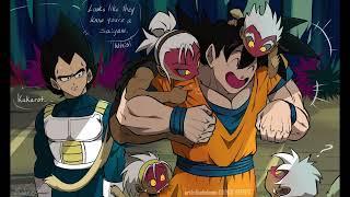 Goku & Vegeta Meet the Sento Saiyans | Dragon Ball Comic Dub