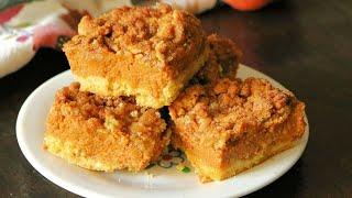 Easy Pumpkin Bars with Cake Mix