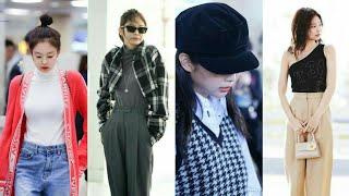 BLACKPINK JENNIE Airport Fashion Styles 2021 [ with videos ] | 2021 블랙핑크 제니 공항패션