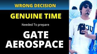 How to prepare for GATE Aerospace engineering how much time how many months it takes concept library