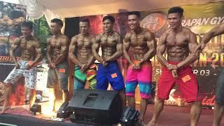 Harapan gym body battle showdown 2017 middle muscle pose down