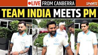 LIVE from Canberra| Team India departs for Parliament to meet PM | Rohit Sharma, Virat Kohli,Bumrah