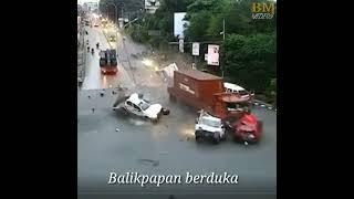 VIRAL NO SENSOR - KECELAKAAN BALIKPAPAN