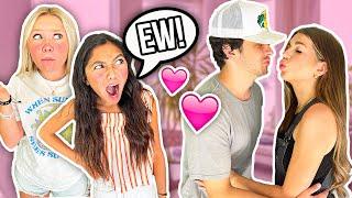 KiSSiNG In Front Of My FAMiLY To See How They REACT! *SO AWKWARD*