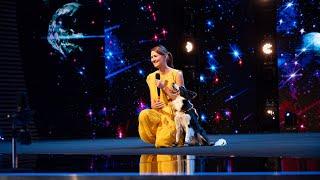 Romania Got Talant show - Anastasiia Beaumont and Salsa. Dog dance performance “Jai Ho”