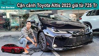 Cận cảnh Toyota Corolla Altis 2023 vừa ra mắt tại Việt Nam, giá từ 725 triệu đấu Honda Civic