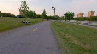 4K Relaxing Sunset Bike Ride in Montreal