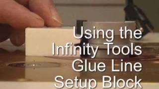 Infinity Cutting Tools - Glue Joint Router Bit Setup Block