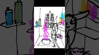 MagicHappens by Sofi 9 y.o. #drawing #motion#wizard #magic#wonderful #witch#funny #cats #cooking