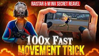 HOW TO INCREASE MOVEMENT SPEED IN FREE FIRE | BRAZILIAN  MOVEMENT SPEED TRICK|10X FASTER MOVEMENT