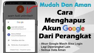 Cara Menghapus Akun Google Dari Perangkat