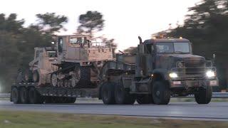 Army trucks on the move, and flooding continues after Hurricane Milton