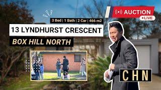 Live Auction @ 13 Lyndhurst Crescent, Box Hill North - Auction Results Melbourne