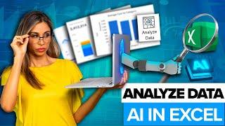 How to use Analyze Data in Excel (AI Creates Pivot Tables and Charts)