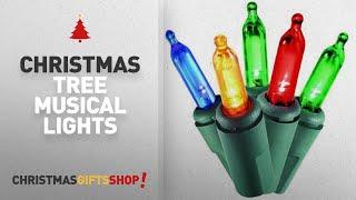 Most Popular Christmas Tree Musical Lights: Holiday Essence - Set of 140 Indoor Multi-Color Musical