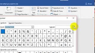 How to insert tau symbol in Microsoft Word