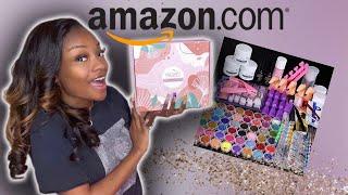 Amazon nail decoration kit unboxing | beginner nail kit